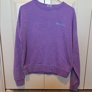 Champion Women's Lavender Crew Neck Sweater